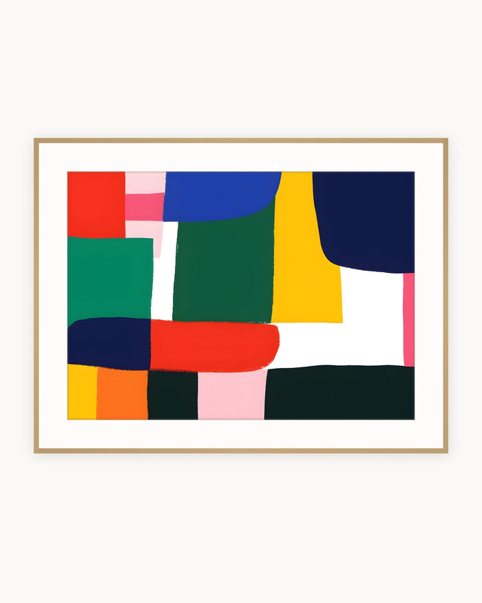 Bloques de Color — Lámina Abstractas