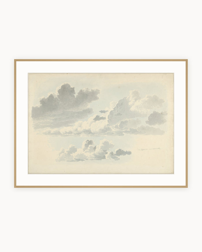 Estudio de Nubes — Lámina Vintage