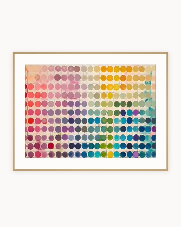 Grilla de Puntos — Lámina Abstractas